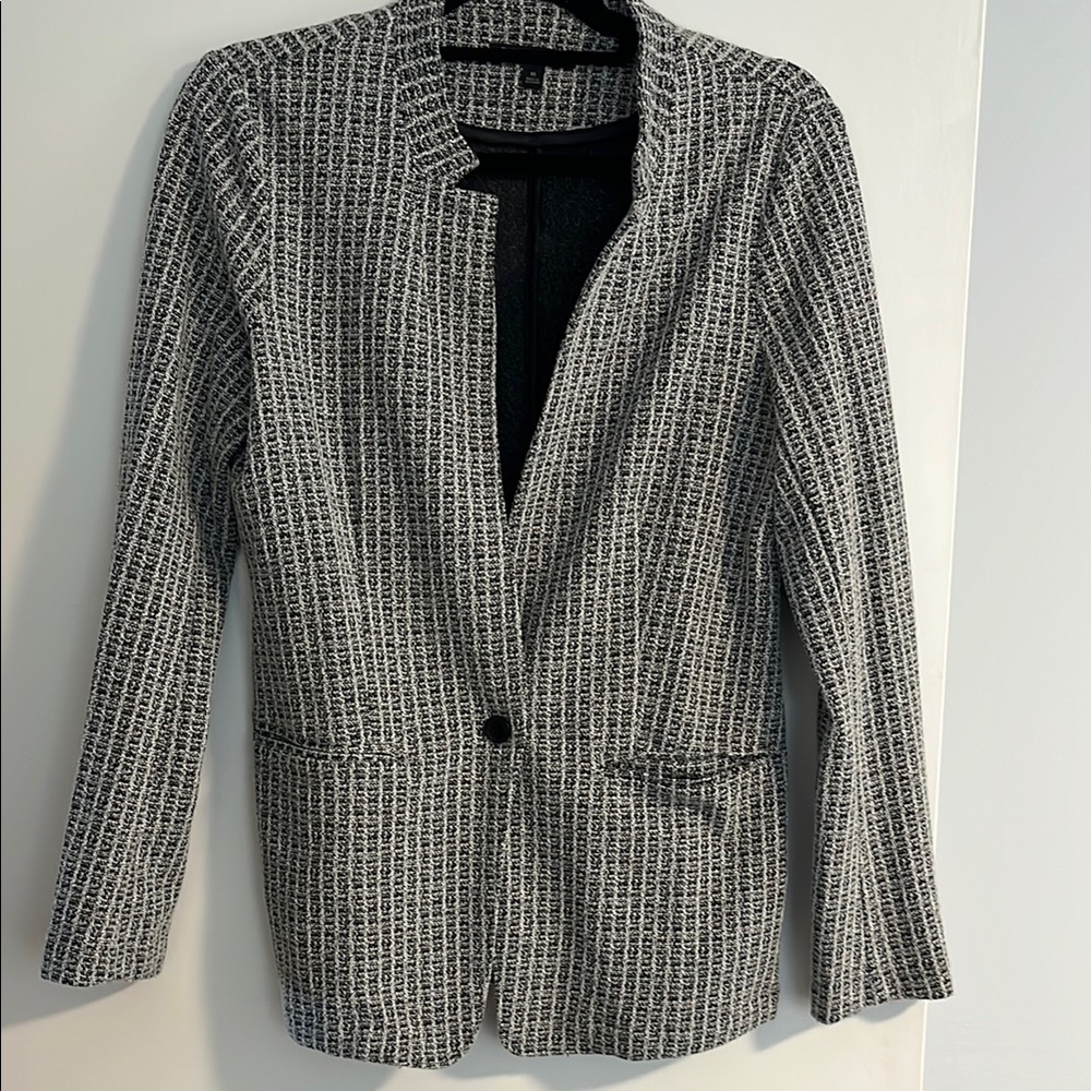 Chic Black and White Blazer